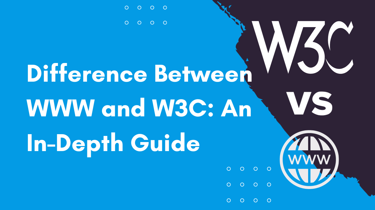 What is the difference between www and W3C?