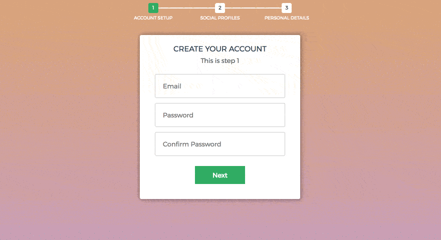 44 Free Multi Step HTML Forms