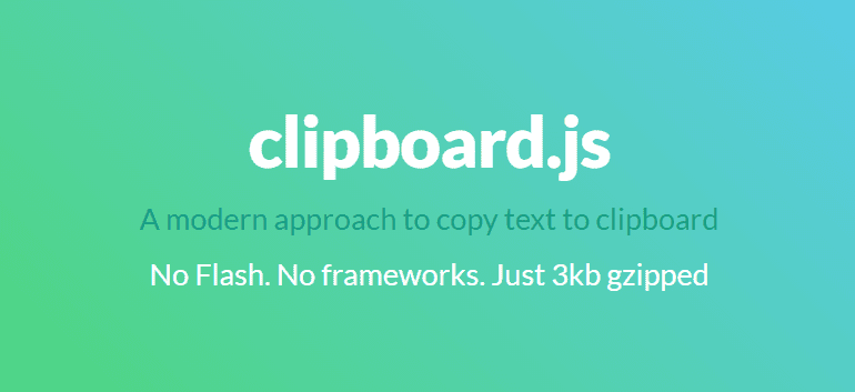 copy to clipboard using JavaScript