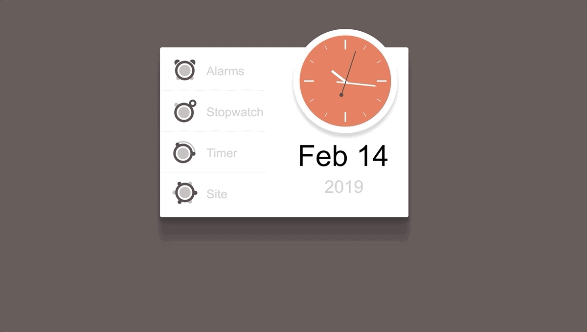 Clock Widget