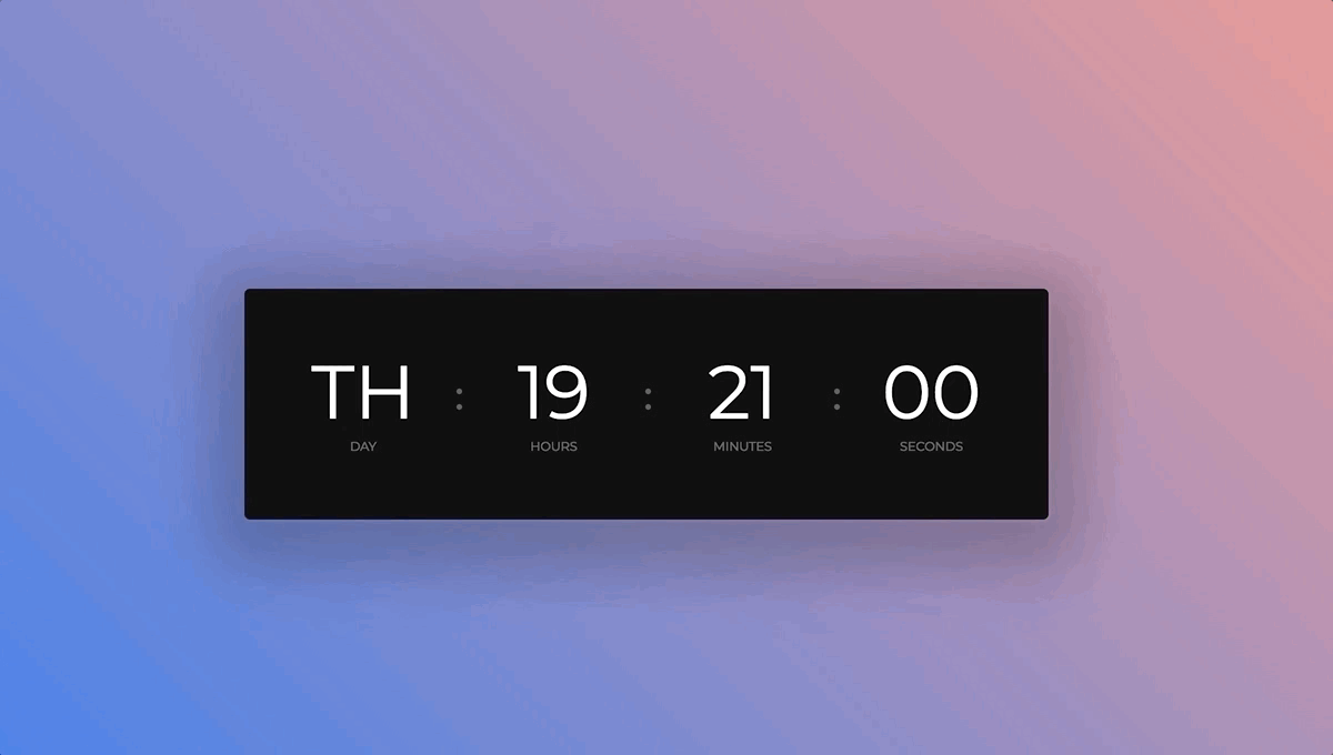 digital clock gif