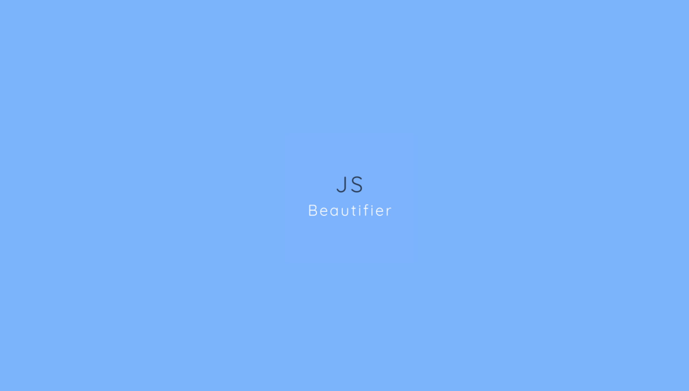 JavaScript Beautifier