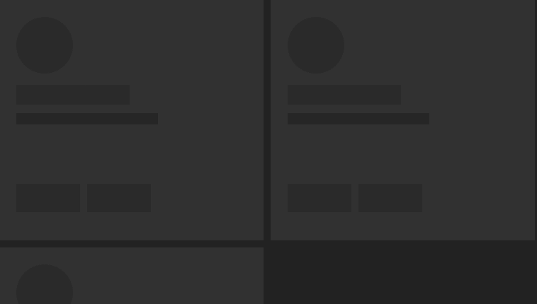 CSS Grid Card Skeleton Screen